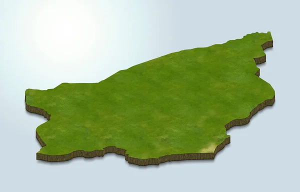 Render Map San Marino — Stock Photo, Image