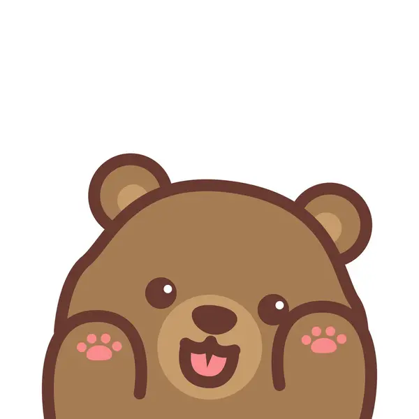 Teddy bear face cartoon sale