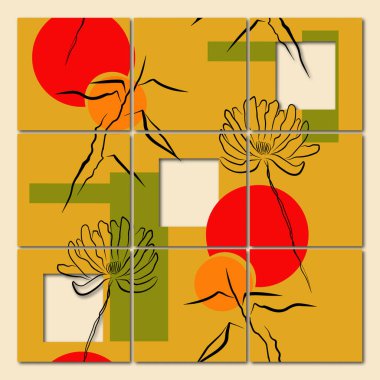 Instagram gönderileri, sosyal medya gönderileri, hikaye ve fotoğraflar için yaratıcı vektörsüz şablon kapağı tasarımı