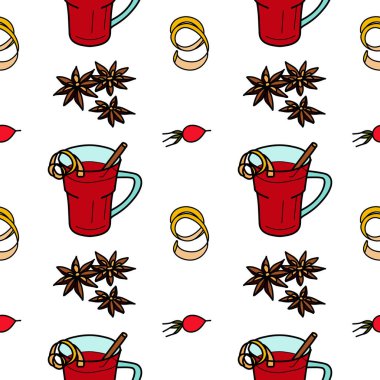 Kış sıcaklığı, tatlılar ve sıcak içecekler için düz bir yol.