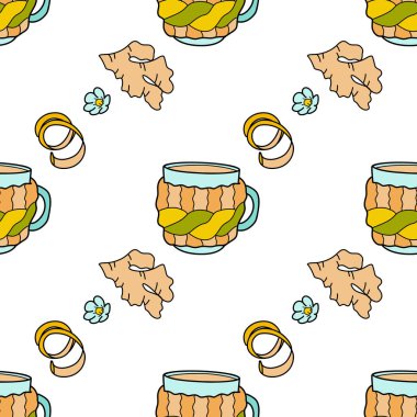 Kış sıcaklığı, tatlılar ve sıcak içecekler için düz bir yol.