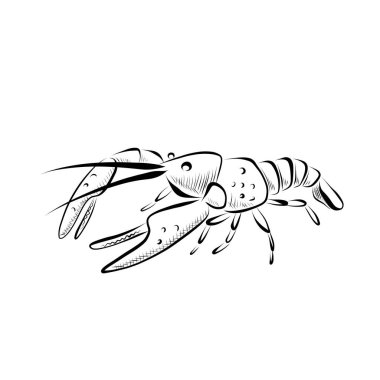 Çizgi çizme. Art Line bira atıştırmalığı, kerevit. Vektör minimalist tasarımı