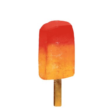 png dijital deniz yolculuğu çizimi - çubukta dondurma, tasarımınız için