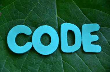 Yeşil arkaplanda parola