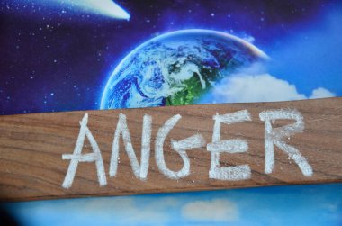 Soyut bir arkaplanda kelime metni