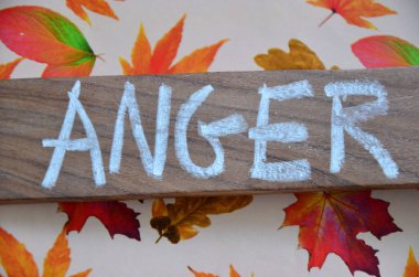 bir arka plan üzerinde kelime sonbahar