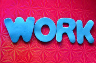 Word çalışma arka plan üzerinde