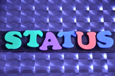 Soyut bir arkaplanda hayır kelimesi