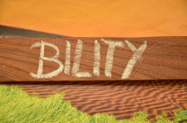 Kelime yazma işi. Bir şey için özel bir konsept fotoğraf sergisi gibi bir şey.