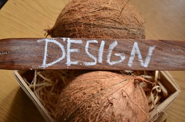 Soyut arkaplanda kelime tasarımı