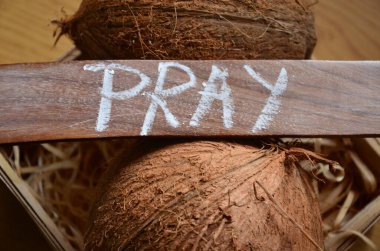 Word bir arka plan üzerinde dua