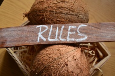 Ahşap arka plan üzerinde metin