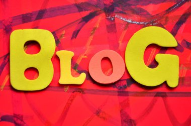 Blogu gösteren metin işareti. konsept fotoğraf metni güncellenmiş web sitesi veya sayfa tarafından yönetilen veya bireysel