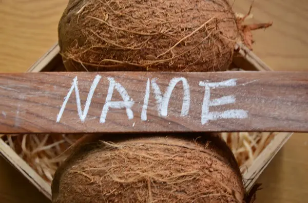 Soyut bir arkaplanda kelime adı