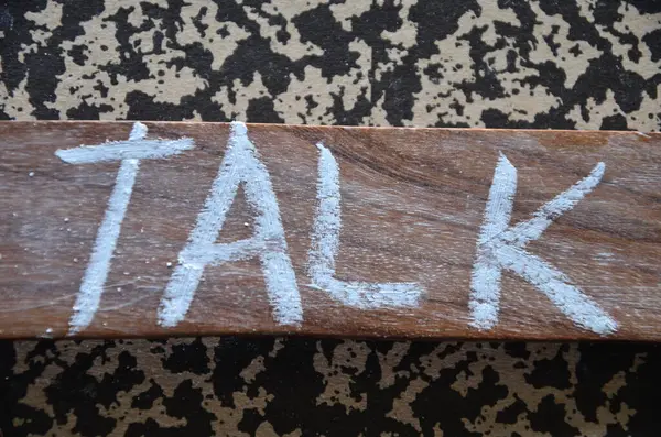 soyut arkaplanda kelime konuşması