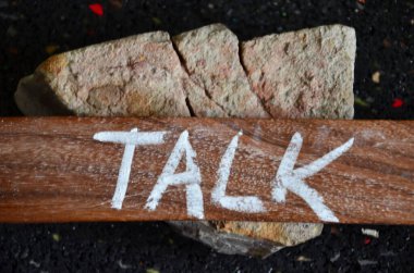 Soyut bir arkaplanda kelime aşkı