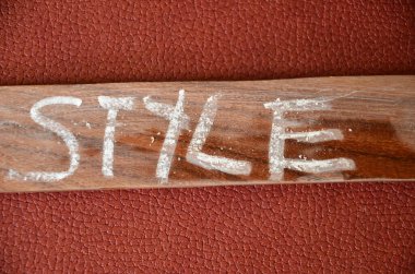 Eski tahtadaki yazıt