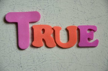 Soyut renkli arkaplan hakkında doğru sözcük