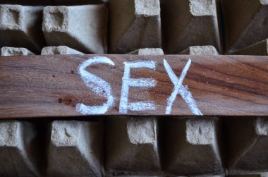 Aşk kelimesi ahşap harflerle yazılmış..