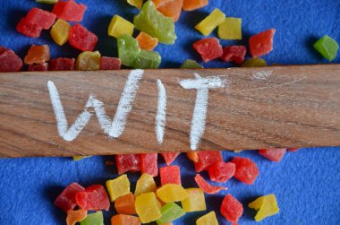 Renkli şeker ve tatlı şeker