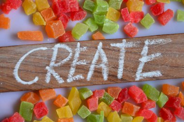 kelime şekeri soyut