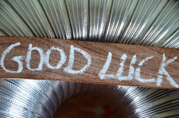 Soyut arka planda iyi şanslar. İyi şanslar.