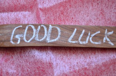 Tahtada iyi şanslar.