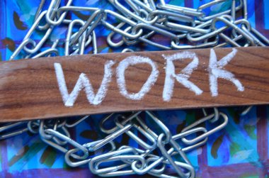 bir arka plan üzerinde kelime çalışması