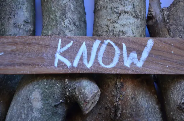 Kelimeler ahşap harflerden yapılır.