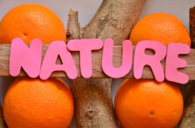 Soyut bir arkaplanda doğal sözcük