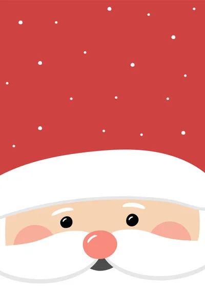 Komik Noel Baba Telif Alanı Olan Bir Noel Arkaplanı Vektör — Stok Vektör