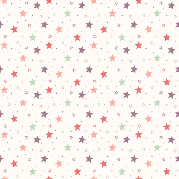 Концепция Бесшовного Рисунка Звездами Рождественский Фон Вектор — стоковый вектор