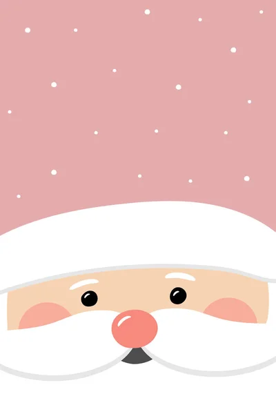 Drôle Père Noël Fond Noël Avec Copyspace Illustration Vectorielle — Image vectorielle