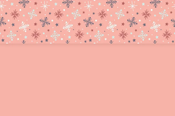 Concept Christmas Background Snowflakes Vector — Stock Vector