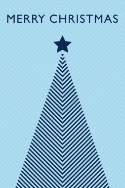 soyut Noel ağacı. vektör çizim