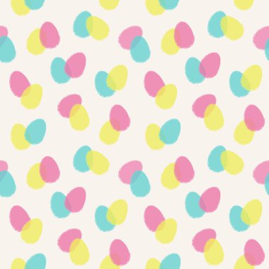 Minimalist Paskalya geçmişi. Kusursuz desen. Kart için tasarım, ambalaj kağıdı. Vektör illüstrasyonu