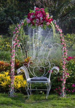 Parktaki fotoğraf kulübeleri