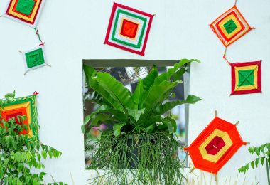 Parkta dikey peyzaj.