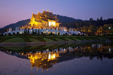 Chiang Mai, Tayland Kraliyet Flora Ratchaphruek Park.