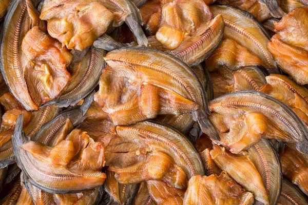 Sun Dried Fish Cooking — Stock Photo, Image