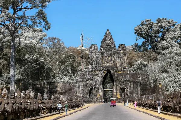 Angkor Wat Angkor Thom Siem Reap Camboya Fueron Inscritos Lista —  Fotos de Stock