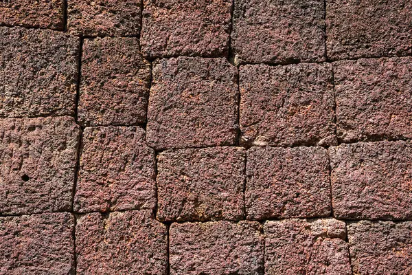 Кирпичная Стена Старом Храме — стоковое фото