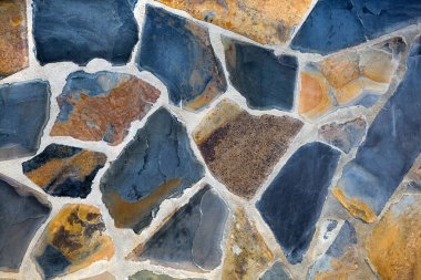 Taş desenli duvar deseni.