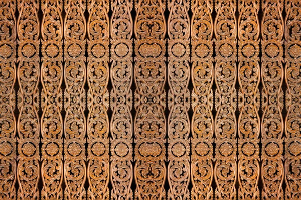 Muster Aus Geschnitztem Holz Für Den Hintergrund — Stockfoto