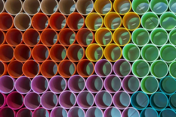 Kolorowe Wzory Rur Tworzyw Sztucznych Tle — Zdjęcie stockowe