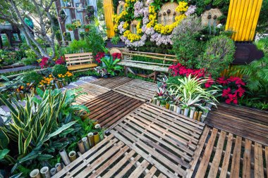 Dikey bahçıvanlık Doğa Parkı.