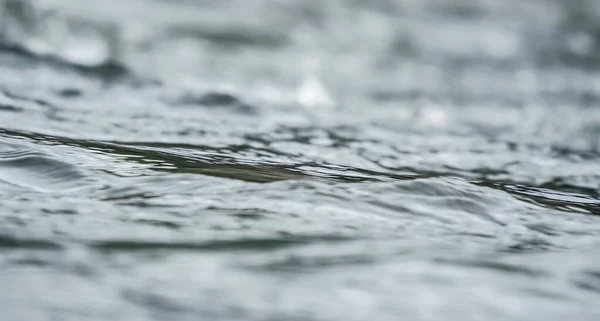 Ομαλή Επιφάνεια Του Ποταμού Νερού Μόνο Μικρά Κύματα Closeup Αφηρημένη — Φωτογραφία Αρχείου