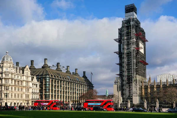 Londra Marea Britanie Februarie 2019 Big Ben Una Dintre Cele — Fotografie, imagine de stoc