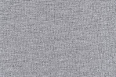 Gray cotton fabric, closeup macro detail of t shirt made into seamless tileable pattern, image width 20cm