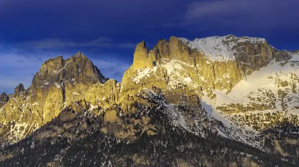 Vista Aérea Nascer Sol Dolomites Moutains Fotos De Bancos De Imagens Sem Royalties